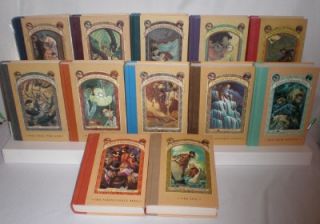 Series of Unfortunate Events by Lemony Snicket Lot Books 1 4 6 13 HC