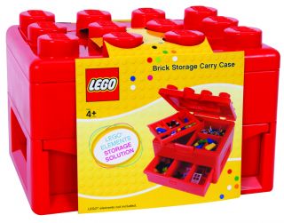 Lego Deluxe Brick and Minifigure Storage Carrying Case with Pull Out