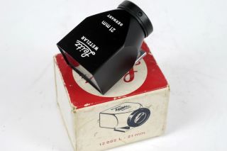 Leica 12002L 21mm View Finder Black
