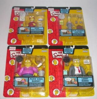 Playmates Simpsons WOS Lot of 20 Figures New Series 1 11 12 13 16