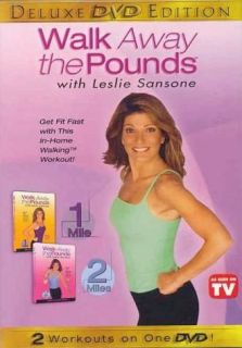 Leslie Sansone Walk Away The Pounds 1 2 Miile DVD New Walking at Home