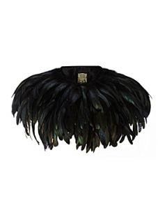 Biba Feather cape Black   