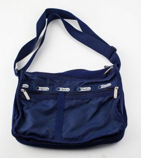 Deluxe Everyday Navy Blue LeSportsac Handbag Purse Satchel Crossbody