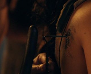 Spartacus Naevia Lesley Ann Brandt Screen Tattoo Set from Prequel EP 6