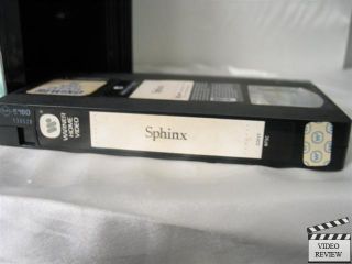 Sphinx VHS Lesley Anne Down Frank Langella Large Case