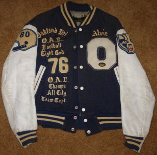 Oakland High School of Oakland, California letterman jacket and