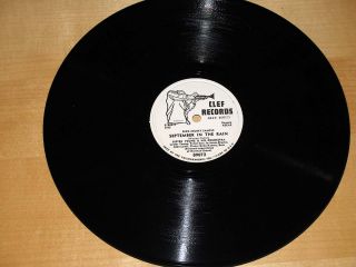 78 RPM Lester Young September in Rain Clef Sample