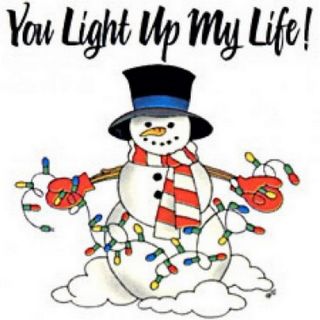 Funny Christmas Snowman You Light Up My Life T Shirt LS SS Many Colors