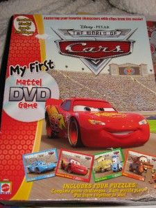 My First Mattel DVD Game Lightning McQueen Mater Preschool Fun