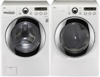 LG Washer Electric Dryer Set Deal WM2350HWC DLE2350W