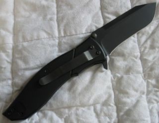 New Greg Lightfoot HTM Bullwhip Assisted Open Folding Knife Black USA