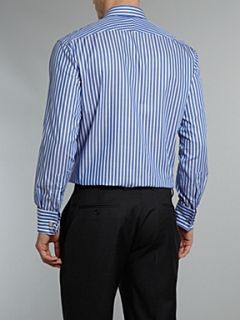 Paul Smith London Long sleeved butchers stripe classic fit shirt Cornflower   House of Fraser