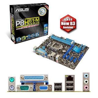 New Asus Desktop Motherboard Intel Socket H2 LGA ATX GB DDR3 SDRAM USB