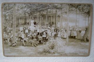 Spiritualist Group Lily Dale RARE Antique Photo Brass Band Annual