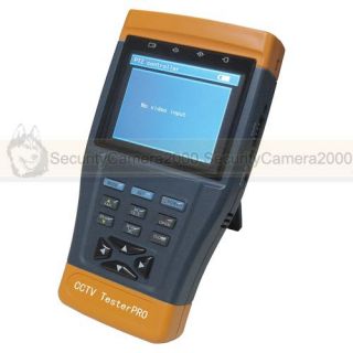 CCTV tester, Video signal intensity testing, Audio test, Optical power