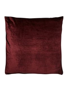 Linea Plain velvet cushion purple   