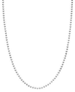 Giani Bernini Sterling Silver Necklace, 20 Shot Bead Chain