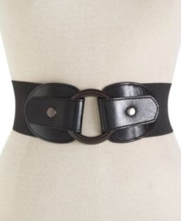 Calvin Klein Belt, Leather Tab Stretch  