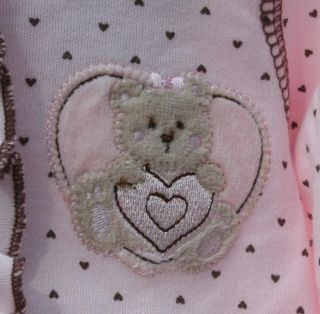 Little Me Size 6 Months ‘My Bear Heart Belongs to Mommy and Daddy