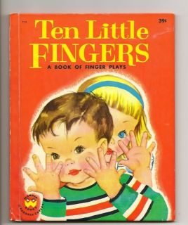Ten Little Fingers Plays 1954 Wonder Priscilla Pointer