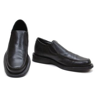 Rodolfo Zengarini Italy Black Loafers Shoes Men 40 8