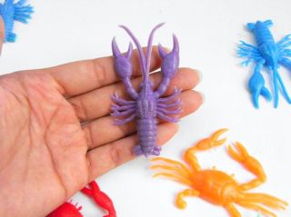 Kid Toys Mix Sea Food Animals Lobsters Crab Prawn Shrimp