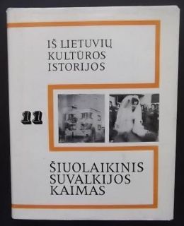 Lithuanian Village Suvalkija Folk Culture Old Book
