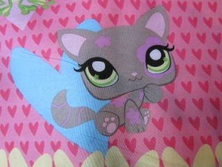 New Little Littlest Pet Shop Monkey Frog Cat Fabric 1 Yard Cotton