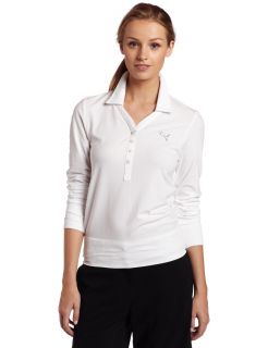 NEW w/ Tags Womens Long Sleeve PUMA Golf Seamless Polo Shirt Size