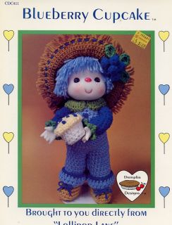 Blueberry Cupcake Doll Dumplin Designs Lollipop Lane Crochet Pattern
