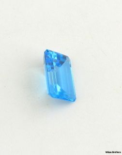 Blue Topaz Solitaire Gemstone   Loose Jewelry Repair Making 13 Carats