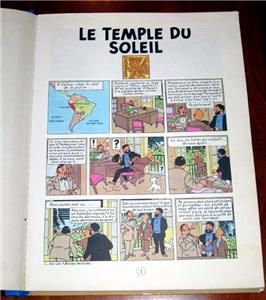 Livre Tintin Le Temple Du Soleil Herge Casterman 1966