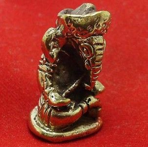 Lord Ganesh Ganesha Elephant God Hindu Thai Mini Amulet Success Win