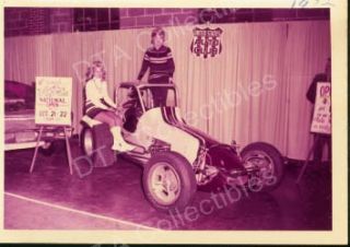 Girls on Sprint Williams Grove Speedway Race Photo 1972