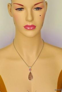 198 Lori Bonn Mocha Pearl Shell Pendant Necklace Bloom