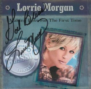Lorrie Morgan Making Love for The First Time CD Autographed
