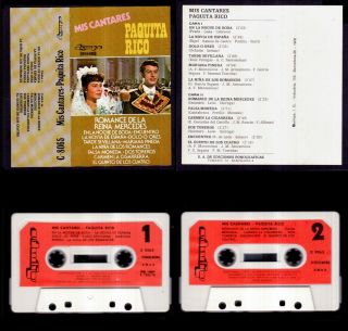 Rico Mis Cantares Spain Cassette Olympo 1978 Nuevo Precintado