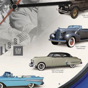 GM General Motors 100th Anniversary Sound Wall Clock