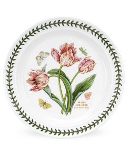 Portmeirion Dinnerware, Botanic Garden Pink Parrot Tulip Dinner Plate