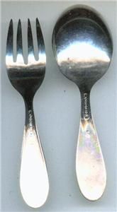 Wm Rogers Silver Babys Fork Spoon