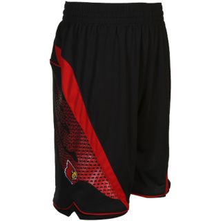 Adidas Louisville Cardinals Replica Basketball Shorts Black Cardinal
