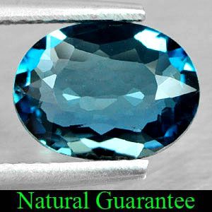 Good 2 59 Ct Natural London Blue Topaz Gemstone Oval Shape