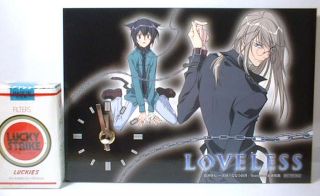 Promo Clock Loveless Anime Yun Kouga Boys Yaoi Love New