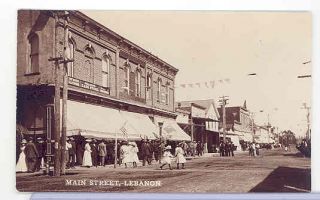 , Oregon, RPPC, Main Street, Milsaps, Morey & Lorentz Drug Store