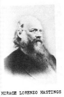 Elder Horace Lorenzo H. L. Hastings