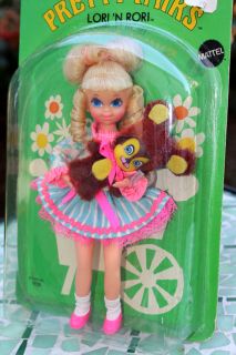 Vintage 1970 Pretty Pairs Lori N Rori Tutti Barbie Dolls Mattel