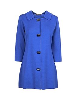 James Lakeland Plain knit coat Blue   