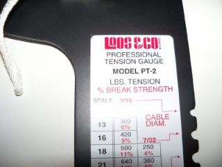 Loos Tension Gauge Pro Model Part PT 2 Tune Your Sailboat Rigging