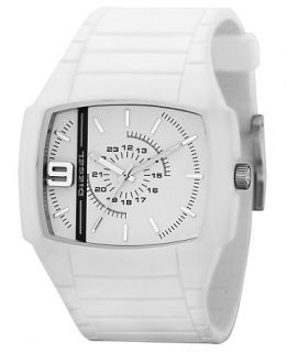 Diesel Watch, White Silicone Strap 48x43mm DZ1321   All Watches