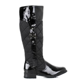 Women Quilted Knee High Flat Riding Country Style Boots Size US 5 10